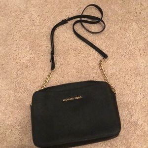 Michael Kors black crossbody bag